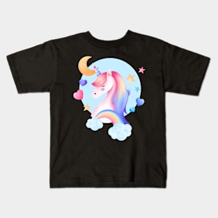 Unicorn hand drawn Kids T-Shirt